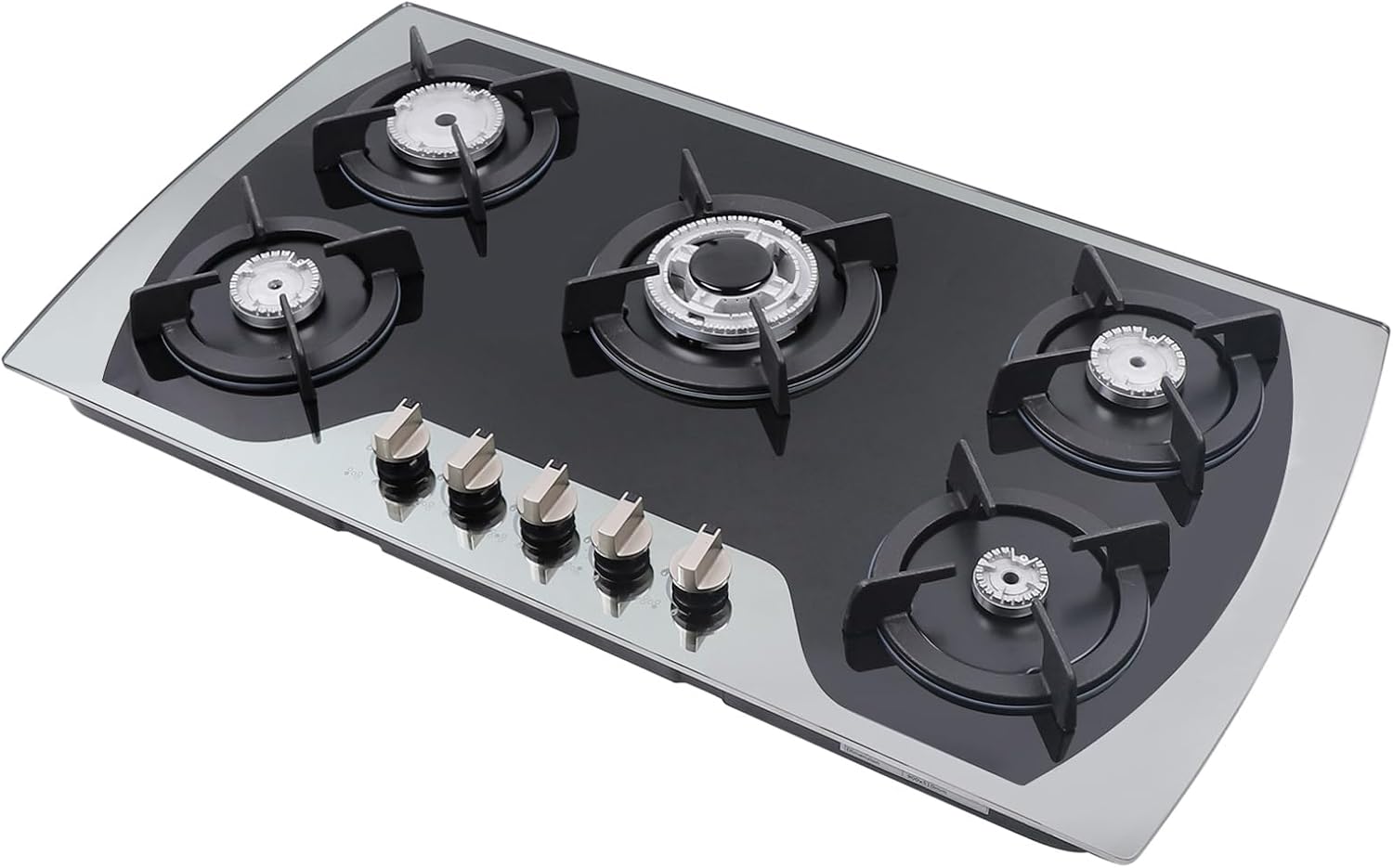 5 Burner Built-in Gas Stove Top, 30 Inch Stainless Steel Cooktop
