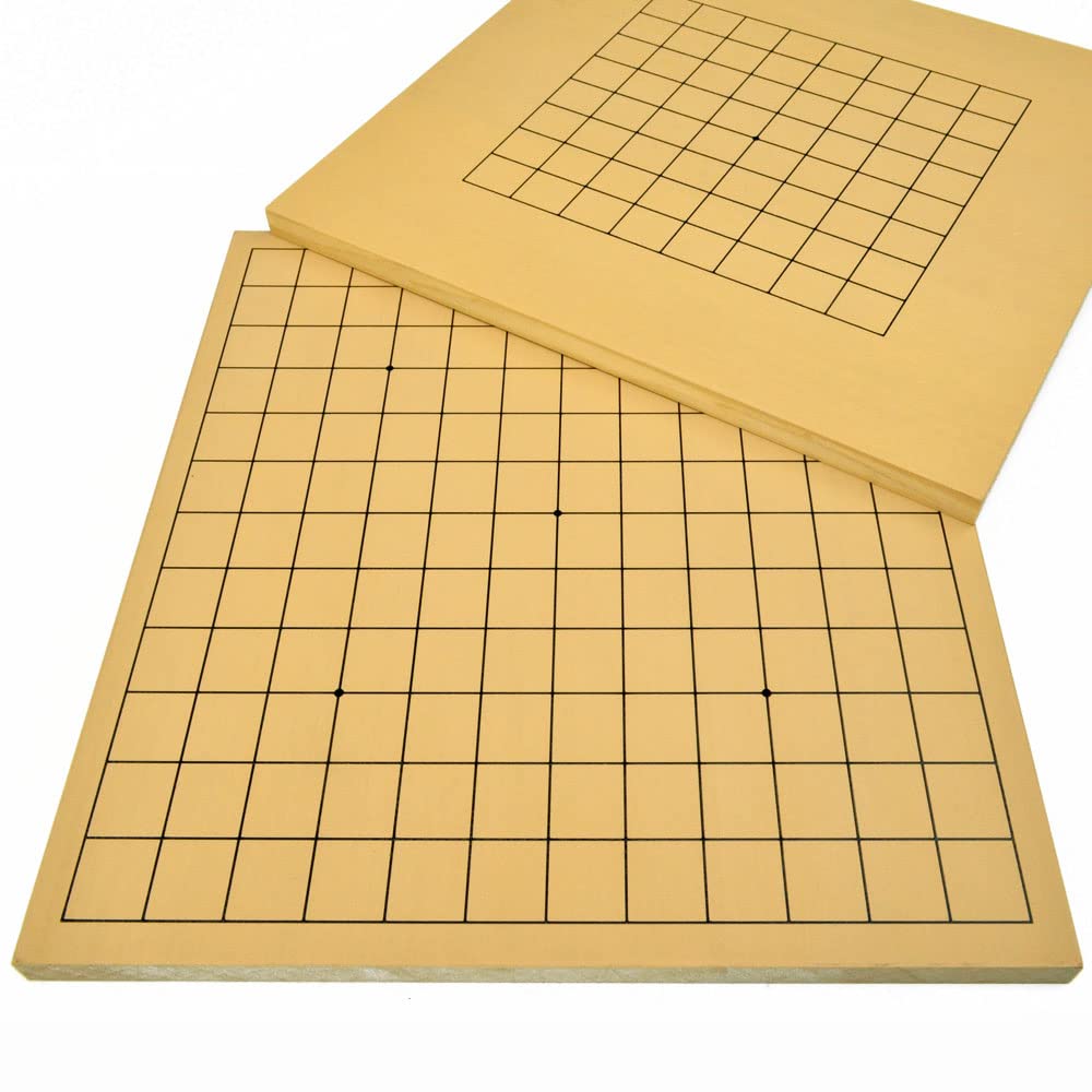 Amazon | 囲碁盤 木製新桂13路9路盤 将碁屋ミニ椿油付き 囲碁入門用に