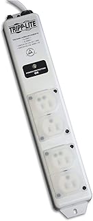 Tripp Lite Safe-IT 4-Outlet Medical-Grade Surge Protector Power Strip, UL 60601-1 Compliance, Not for Patient-Care Vicinity, 15ft. Power Cord with NEMA 5-15P-HG Plug, (SPS415HGULTRA)
