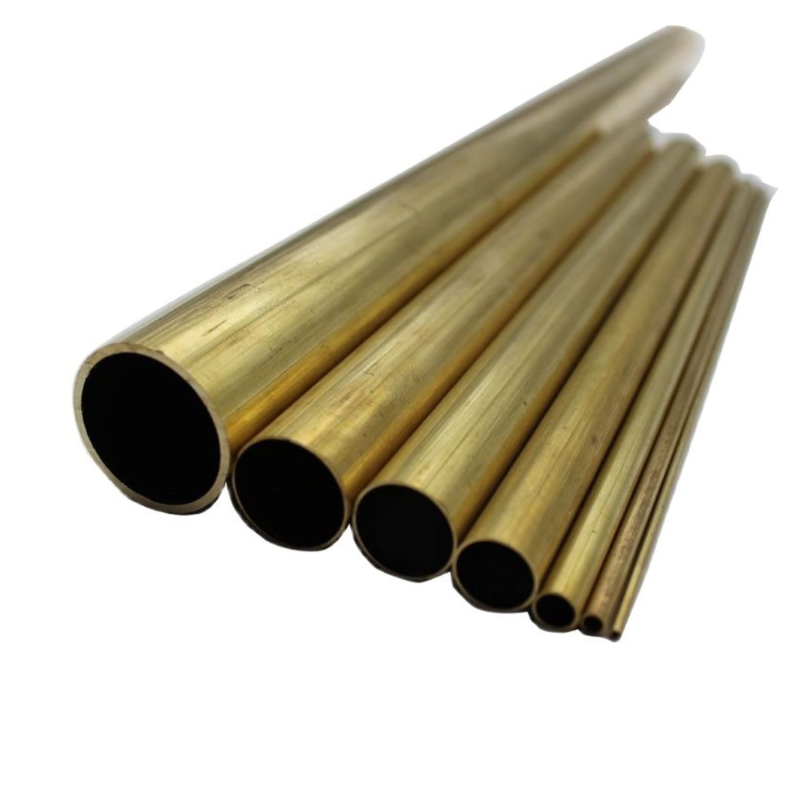 HIDIZ Brass Tube 4.5mm 5mm 5.5mm 400mm (Size : 4.5x0.25x400mm 5pcs)