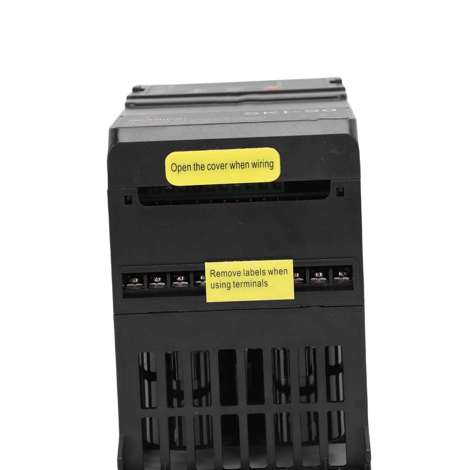 Cocoarm Convertidor Solar Fotovoltaico Trifásico a Trifásico, Variador de Frecuencia ABS Ignífugo, Entrada CC 250 a 900 V y 3 Fases CA 380 V, Salida 0 a 650 Hz para Control de Motor de Bomba de Agua