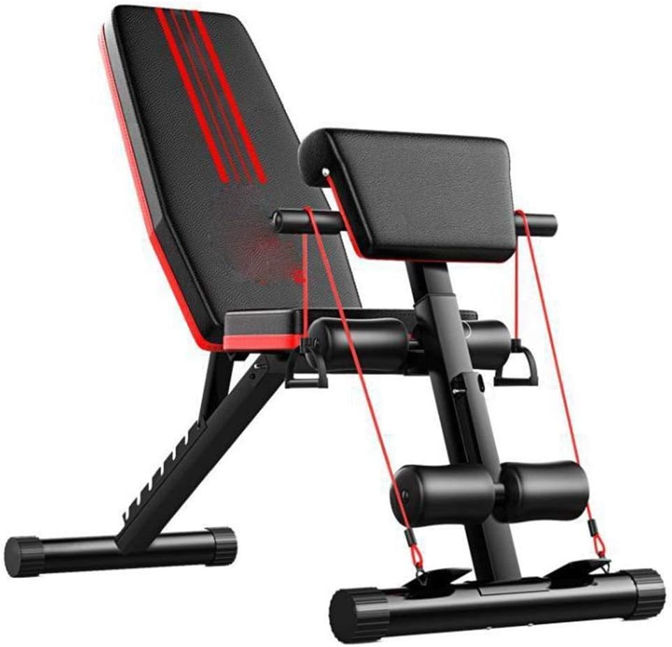 Weight Bench Gym Equipment Exercise Multifunction Weight Bench, Dumbbell Bench, Abs Motion Assist Abdominal Fitness Equipment