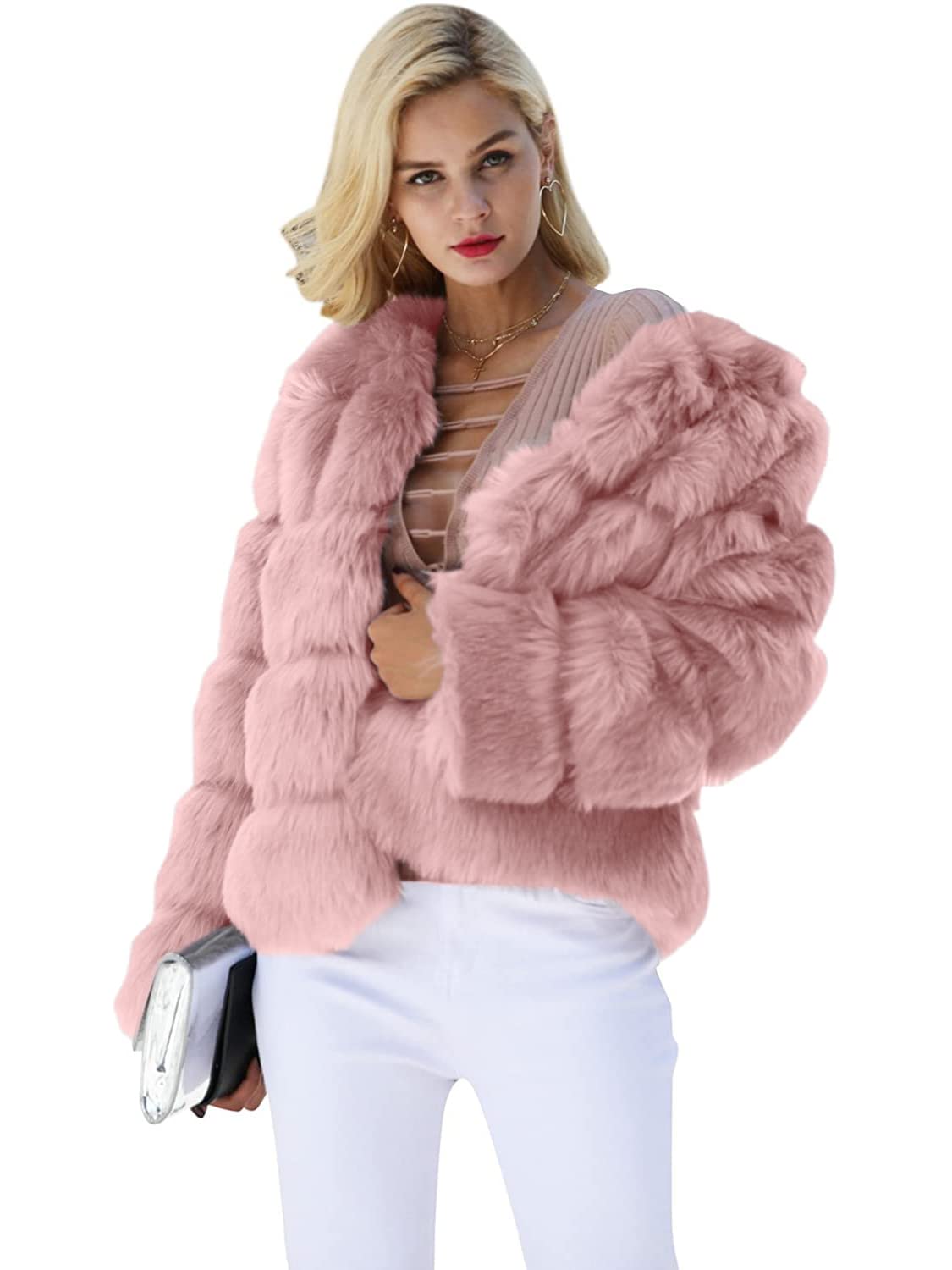 Women Solid Parka Coat Jacket-image-13