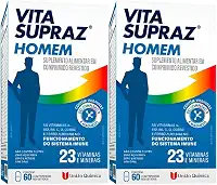 Vitamina Completa Para Homens Vita Supraz Com 120 Cápsulas