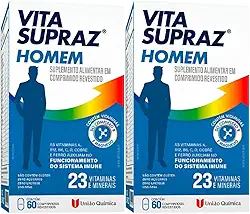 Vitamina Completa Para Homens Vita Supraz Com 120 Cápsulas