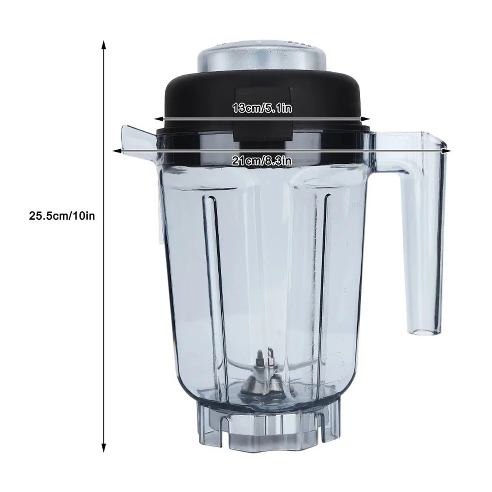 Récipient de mélangeur alimentaire de 32 oz, compatible avec Vitamix