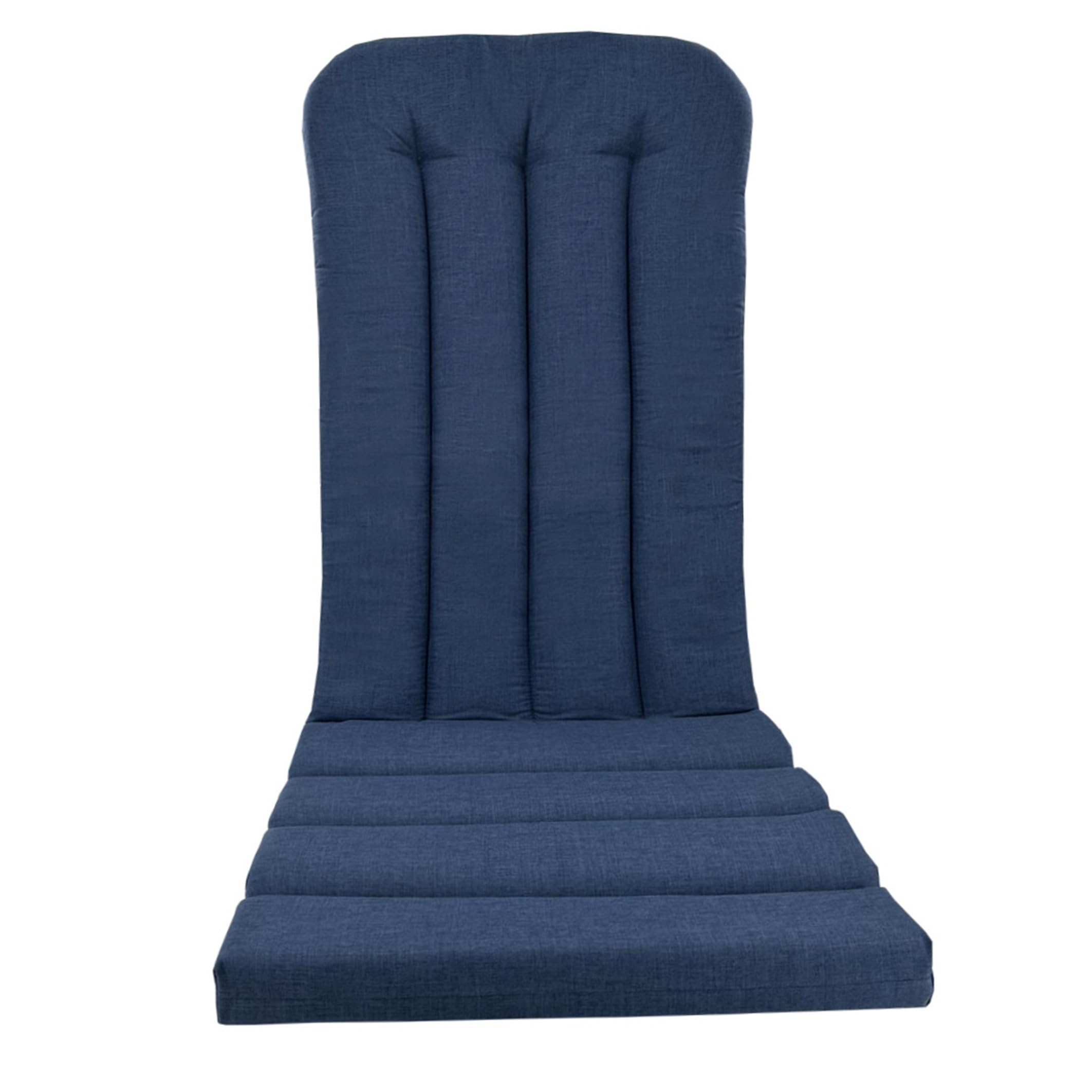 Coussin Adirondack bleu 21x52x2 pouces pliable pour chaise à bascule de jardin