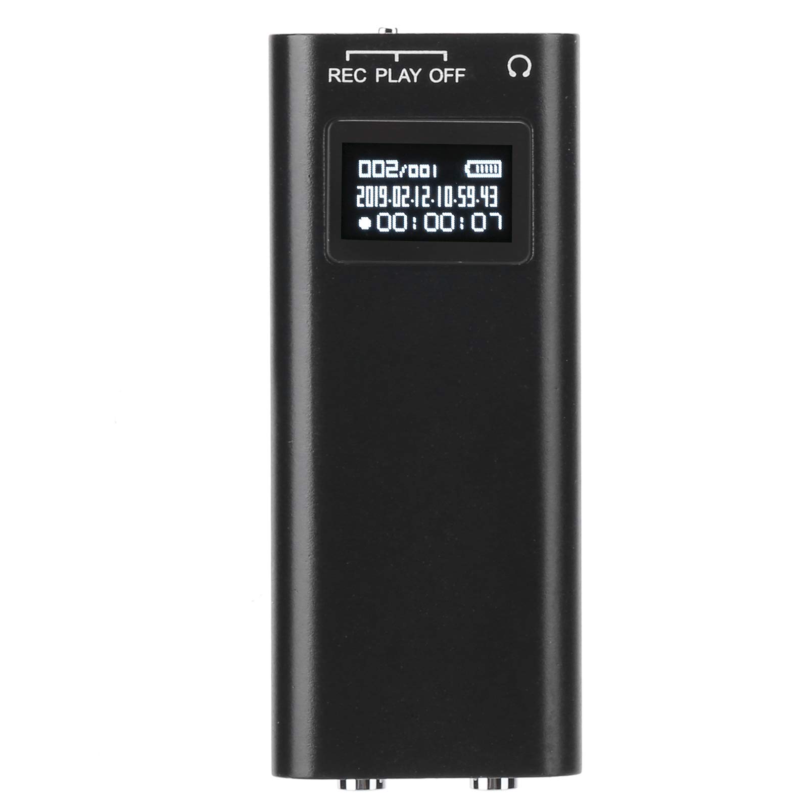 03 Cyfrowy dyktafon głosowy, mini rejestrator audio, mały rozmiar i lekki dla studentów dorosłych (32 GB)