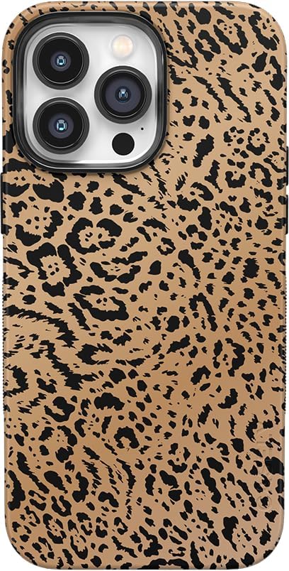 Casely iPhone 14 Pro Case | Born to Be Wild | Jaguar Print | Compatible with MagSafe | Bold Protective Design