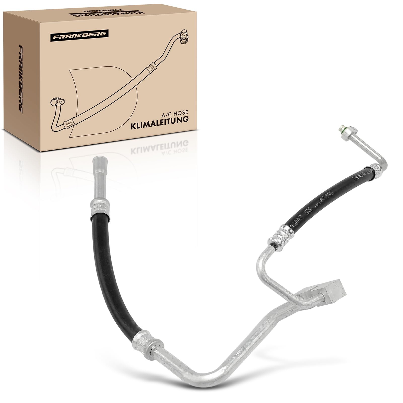 Frankberg Tubería de alta/baja presión aire acondicionado 2S6H19D850BH | Compatible con: Fiesta V JD JH, Fusión JU