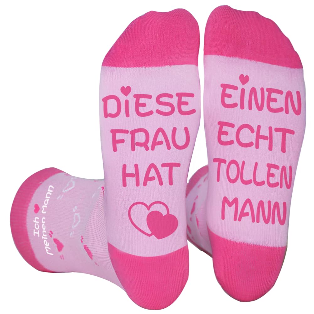FLYWIND Muttertagsgeschenk für Mama Oma, Geschenk für Mutter Frau Lustige Socken Damen Geburtstagsgeschenk Damensocken Valentinstags