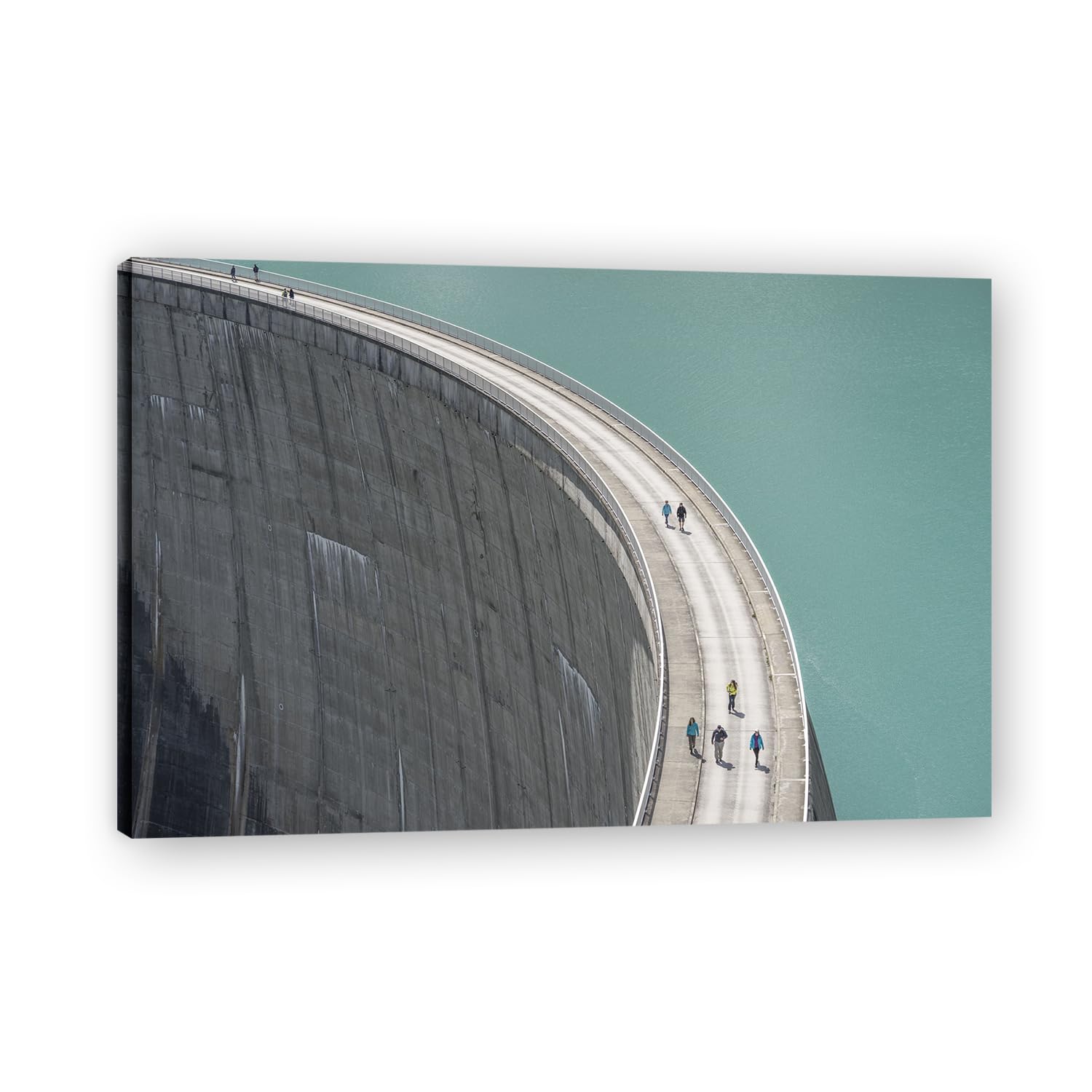 VHdfgTY CollectionMountain Landscape Canvas Wall Art Nature Scenery Wall Decor for Home 60x90cm Framed