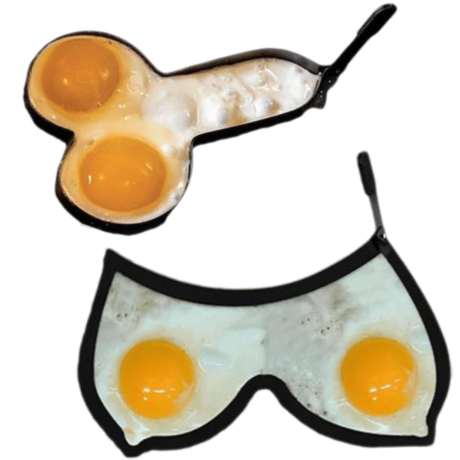 Stampo per uova per friggere, forma antiaderente per una colazione unica e maleducata, design con dito medio, regalo per gli amanti delle uova, perfetto per uso interno o in campeggio