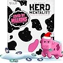 Herd Mentality: Udderly Funny Family Board Game | Easy & Fun for Big Groups of 4-20 Players | Includes 20 Extra Exclusive Questions