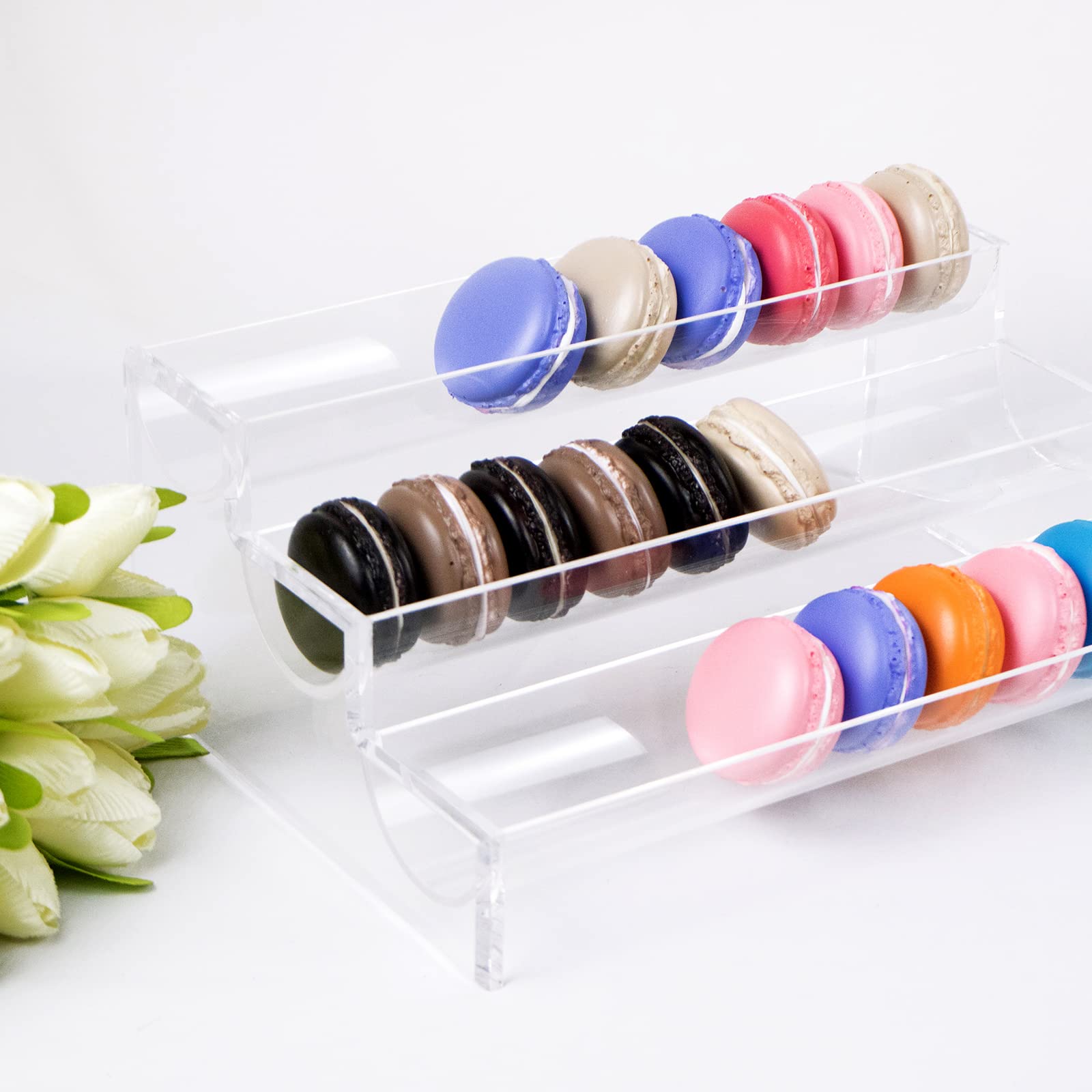 KVMORZE 8.7 Clear Cracker Serving Tray, Transparent