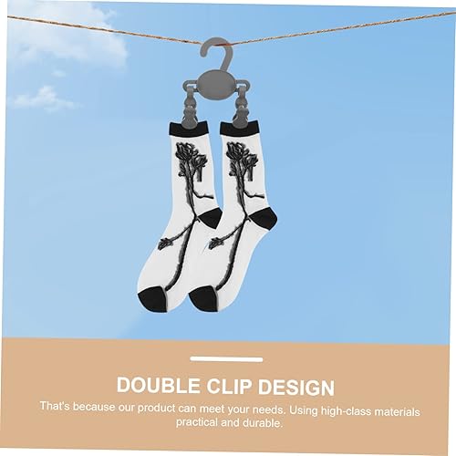 Miniatura 9 de Cabilock 20 clips para zapatos para bebé, ganchos para secar alimentos, colgadores para botas, colgar ropa, bolsas colgantes, ganchos para colgar