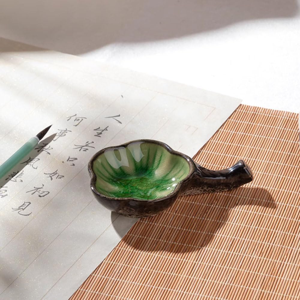 Plateau d'encre en céramique antique : le charme de l'écriture pure