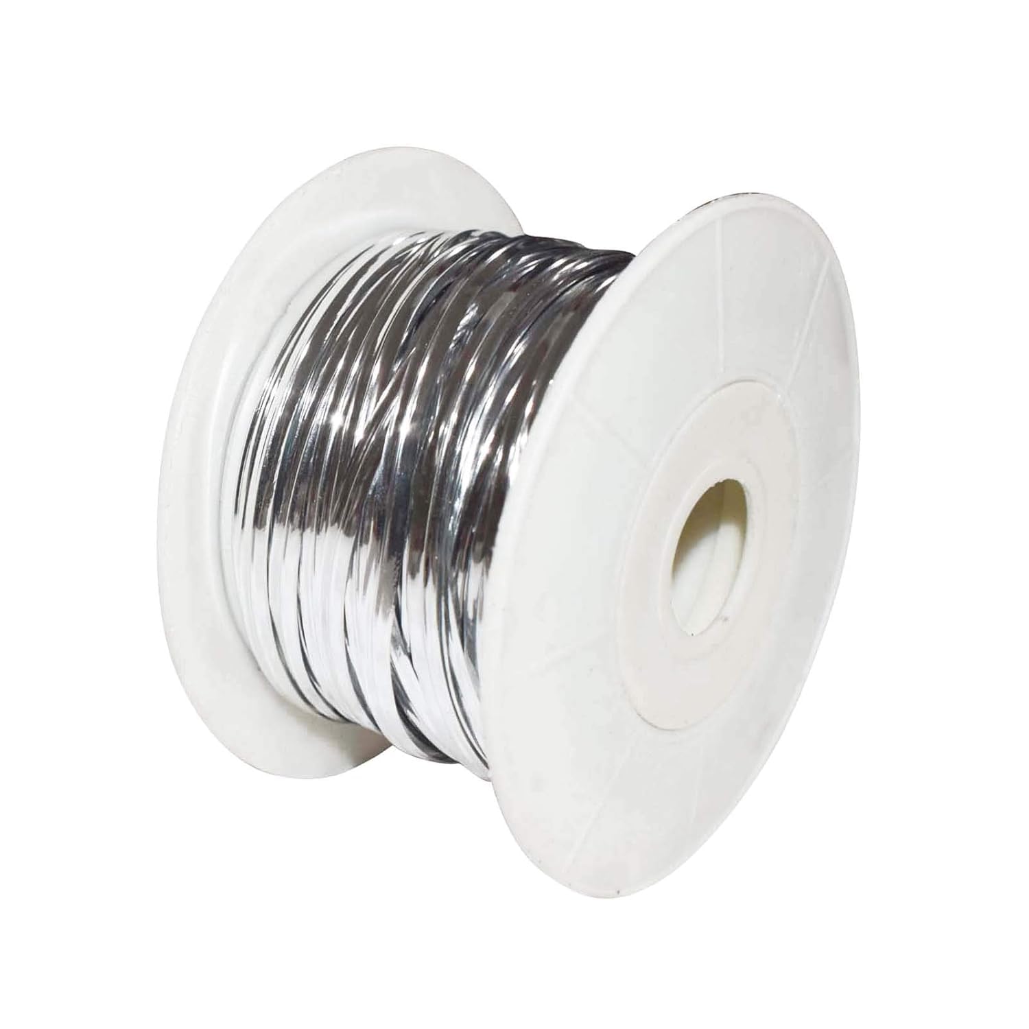 Asian Hobby Crafts Metallic Twist N Tie Wire for Gift Wrapping, Cake Pops, Candy, Chocolate, and Cone Sealing|Color: Silver (100 Yards Approx.) 3