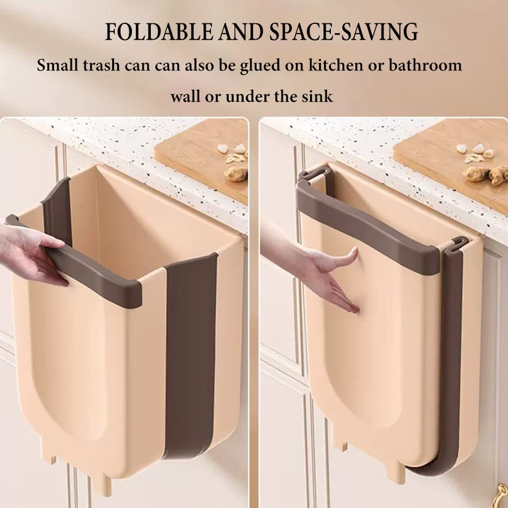 Barril de basura, Pack 2 cubo compost plástico armario cocina encimera(/Grey 12l+7l)