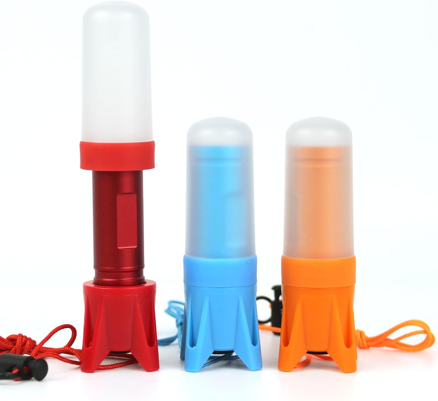 Camping Lantern 3 Packs Portable LED Tent Light Emergency Lights（2 Usage Forms）Camping Accessories Tent Lamp(with Lanyard) for Camping Lights, Kids’ Adventure, Party, Power Outages, Hiking etc.