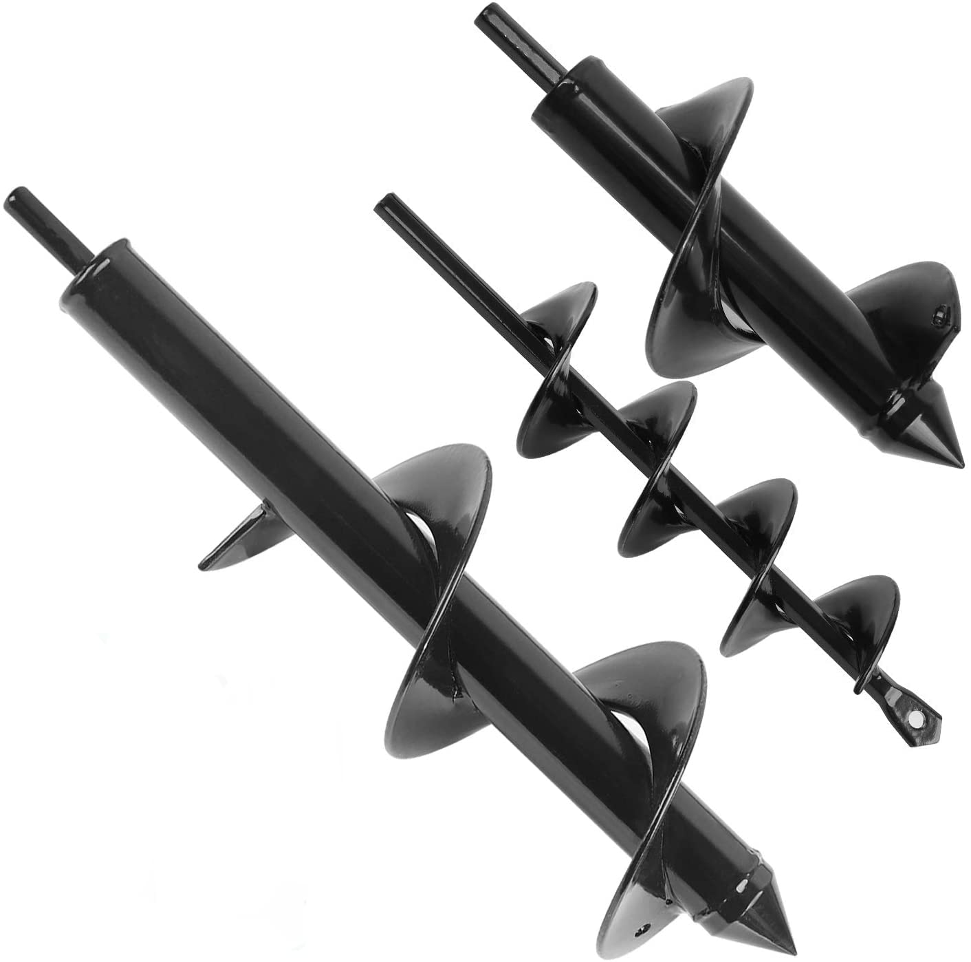 KEILEOHO 3 PCS Auger Drill Bit Set, Garden Spiral Drill Bit for Hex