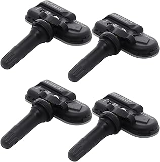 PLDDE 4pcs Tire Pressure Monitoring Sensors 434MHz TPMS System Service Kit with Valve Stems Compatible with 14-22 Cherokee Ram 1500 5 Lug Wheels 2500 3500 Dually 14-18 4500 5500 Pickup Truck