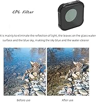 Vista 4 de Filtro CPL MCUV ND 8 16 32 Filtros de lente Lente de inicio para GoPro Hero Negro 11 Mini Cámara Accesorios (ND32)