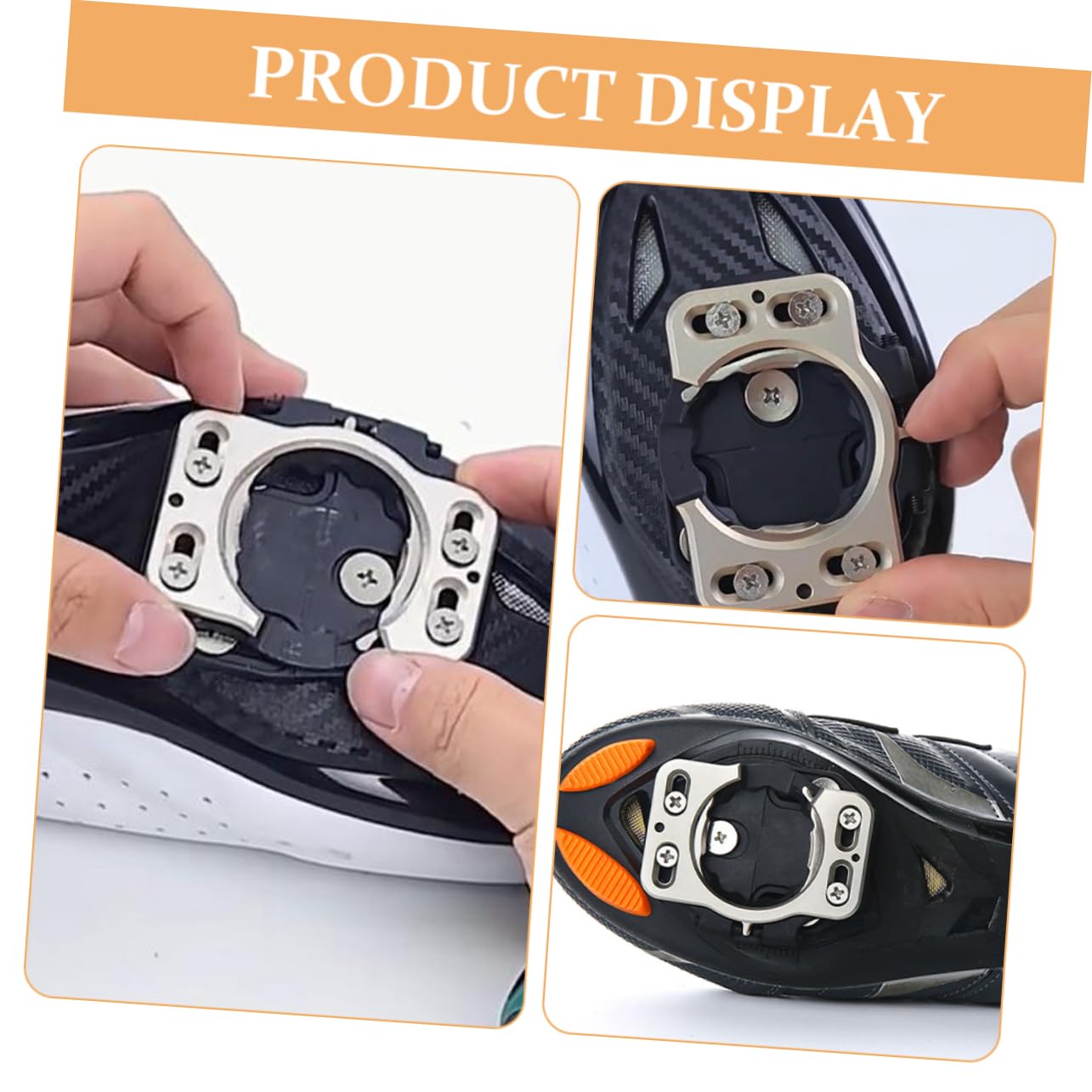 BESTonZON 2pezzi Tacchette Per Bici Da Copritacchette Per Accessori Per Scarpe Da Pedali in Materiale Resistente Adatto Per Mountain Bike