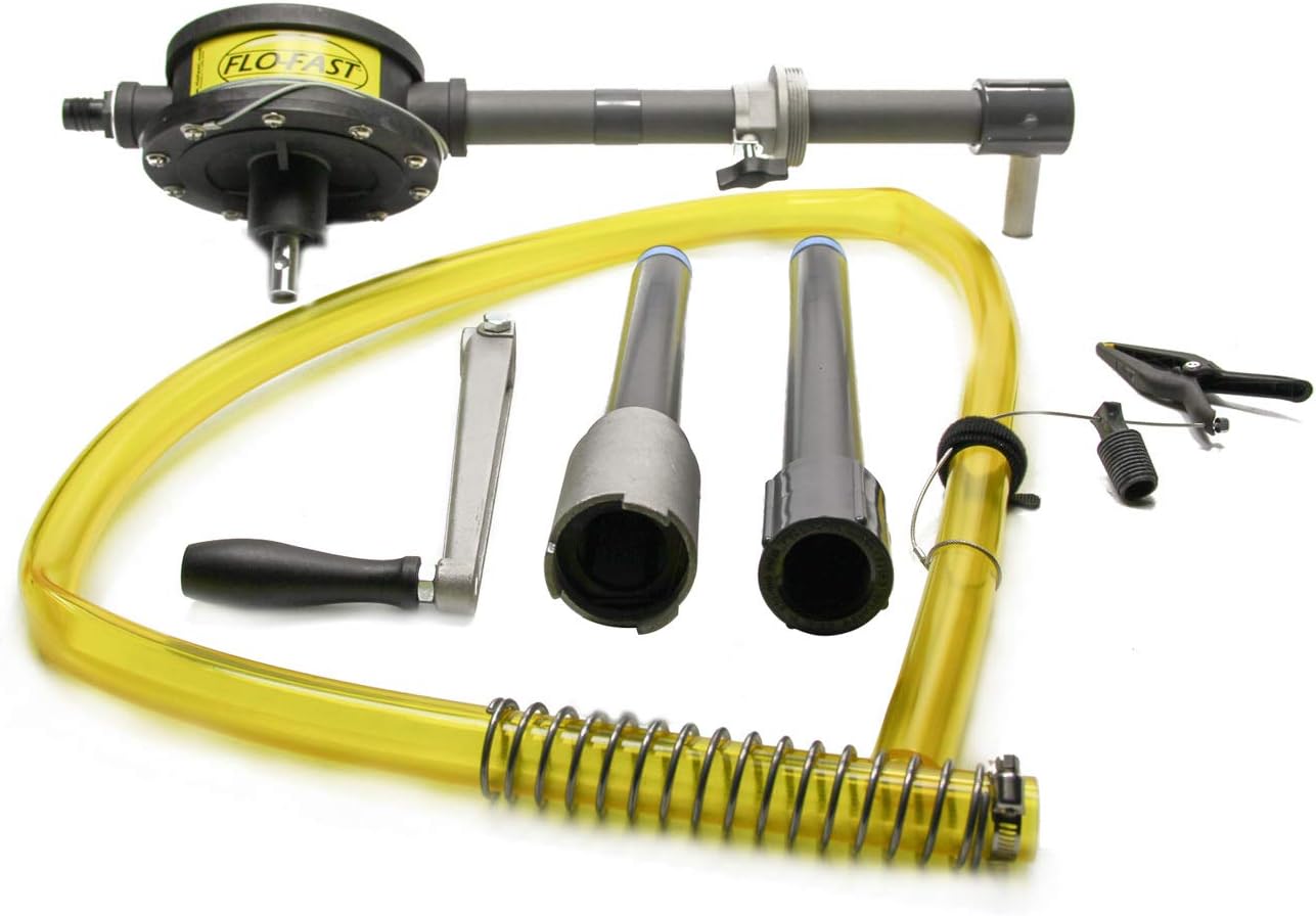 Flo-Fast 51505 Pump System with Filter Professional for Drums, 1 Pack