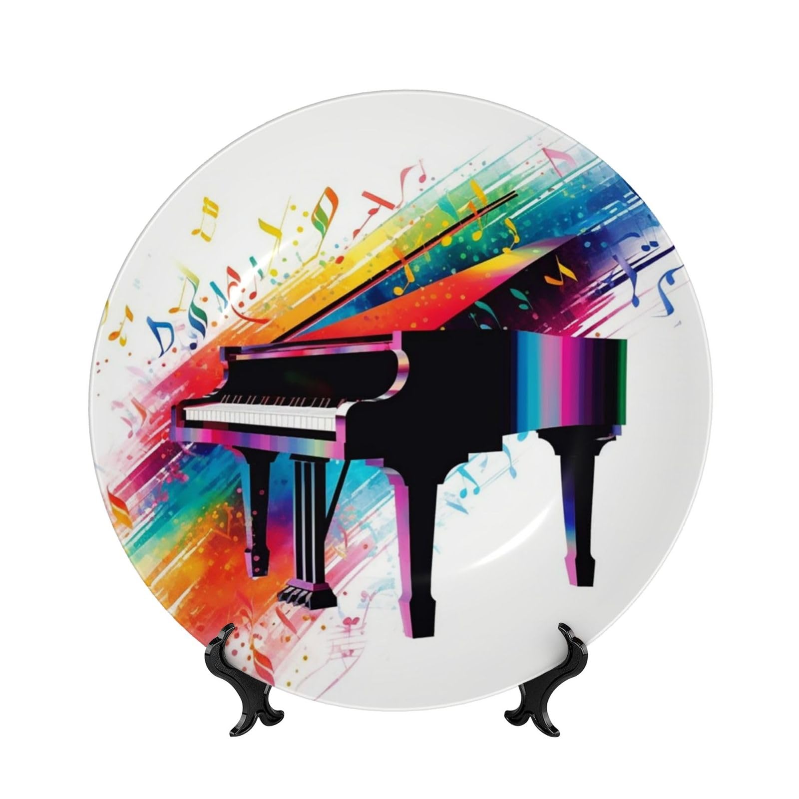 Assiette décorative en porcelaine colorée pour sublimer votre salon