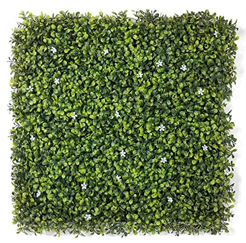 Golden Cart Plastic Artificial Wall Grass For Home Decoration (2 Pcs) I Grass Mat For Wall I Vertical Garden Artificial Wall Plants (Lemon Green White Flowers Design, 50Cm X 50Cm X 5Cm, Pack Of 2) (B0DDFD3XQ2) Amazon Price History, Amazon Price Tracker