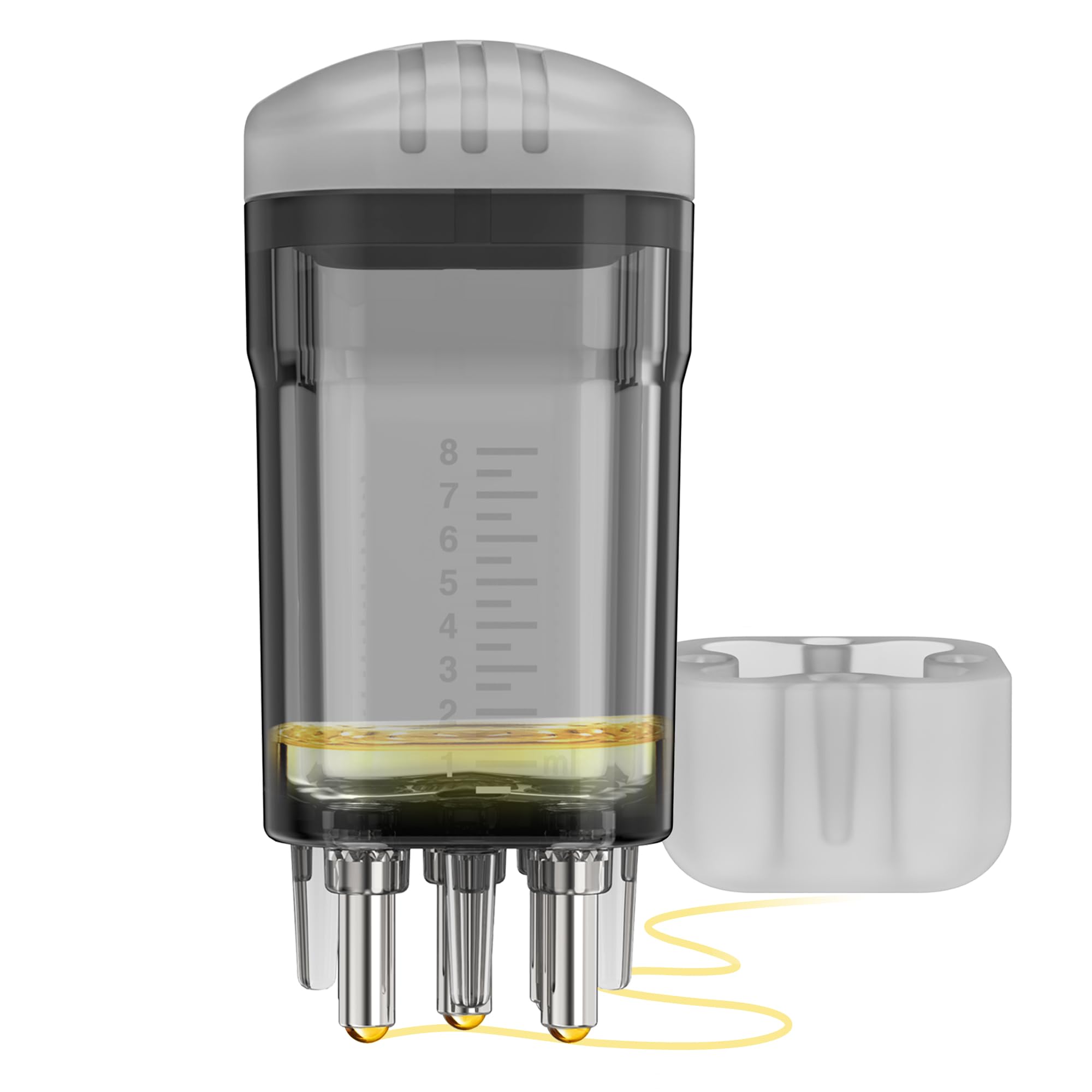 Minoxidil Applicator Quick Even Apply Direct to Root Scalp Applicator Comb Minoxidil Applicator Tool Small Hair Applicator Bottle