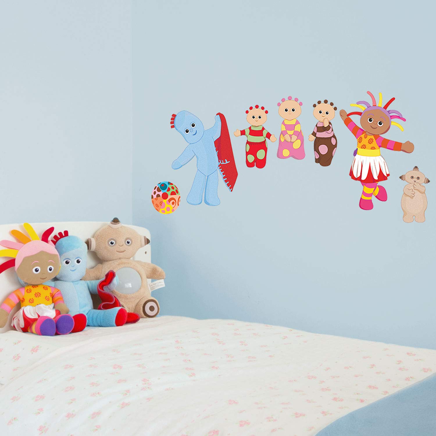 in The Night Garden Friends Wall Sticker (Regular Size), Multicolour
