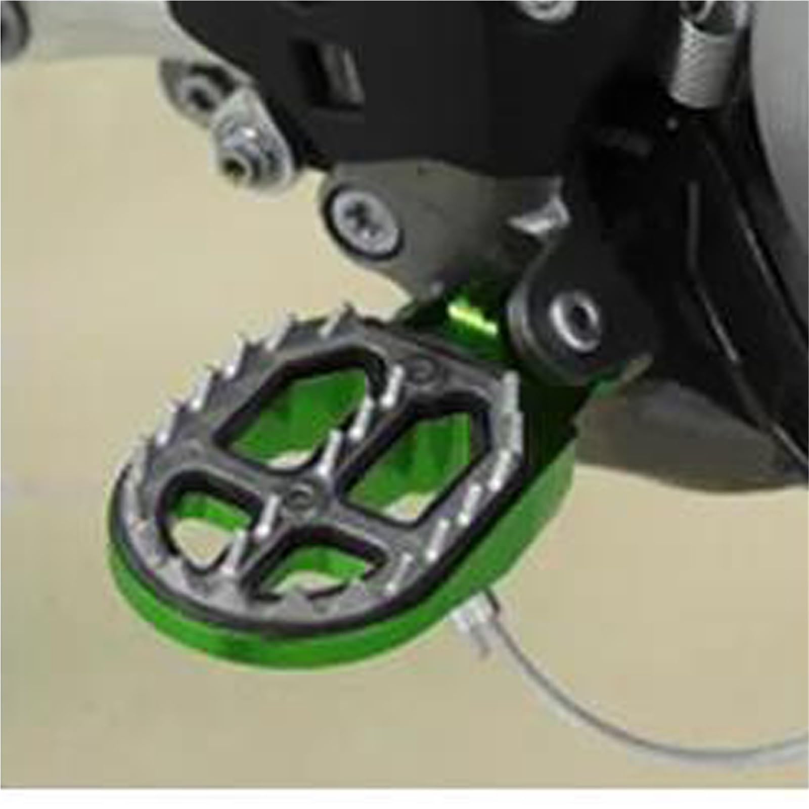 Pedal Para Kawasaki KLX450 2008-2015 2014 2013 2012 2011 2010 2009 Accesorios De Motocross Estriberas Reposapiés Pedal Repuesto(Nero)