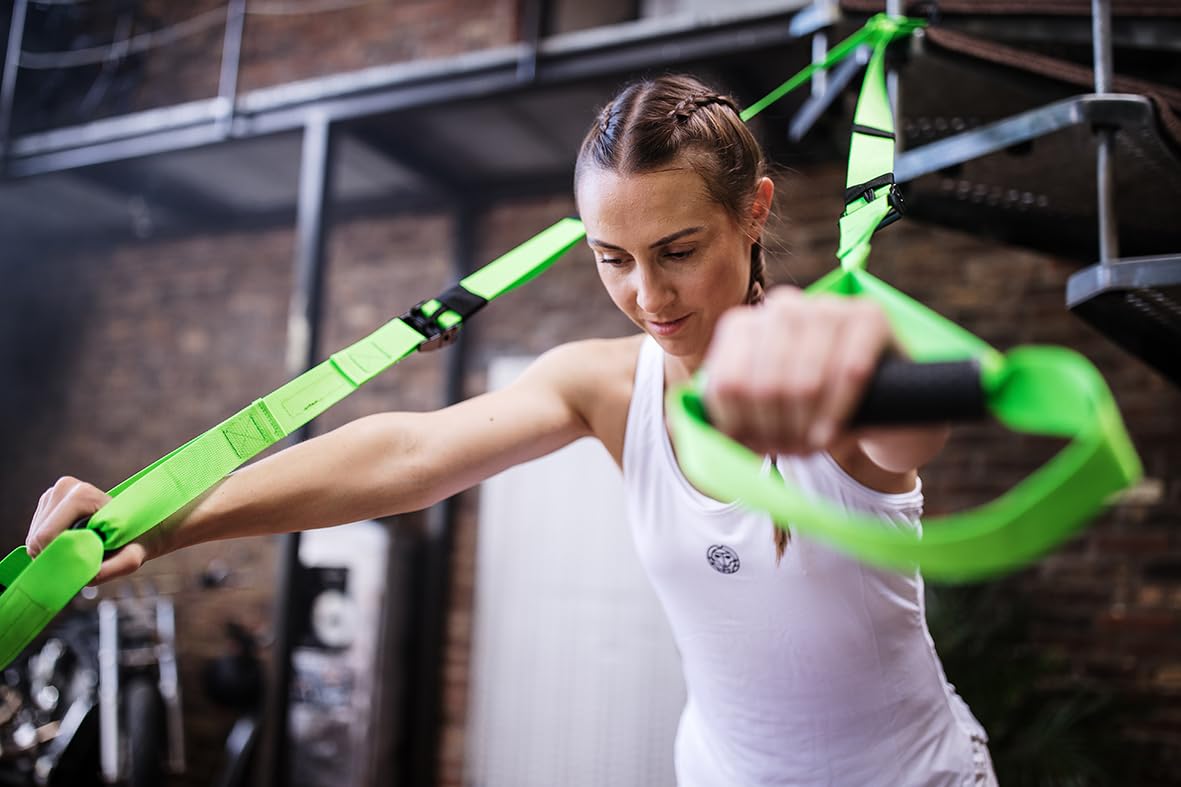 TOOLZ Schlingentrainer mit Türverankerung – Sling Trainer Set für effektives Ganzkörpertraining – Widerstandstraining für Zuhause & Outdoor – Mit Transportbeutel & Verlängerungsgurt