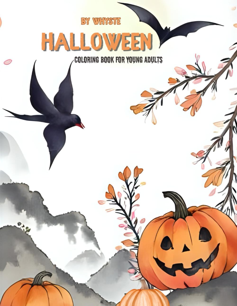 Halloween Spooky autumn coloring book for adults: Coloring book for young adults aesthetic spooky