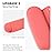 AGIKET Silicone Makeup Brush Holder Travel Cosmetic BagSoft Portable Cosmetic Face Brushes Holder with Upgrade Anti-Fall Out Magnetic Closure, Large Travel Makeup Brush Case - Guava