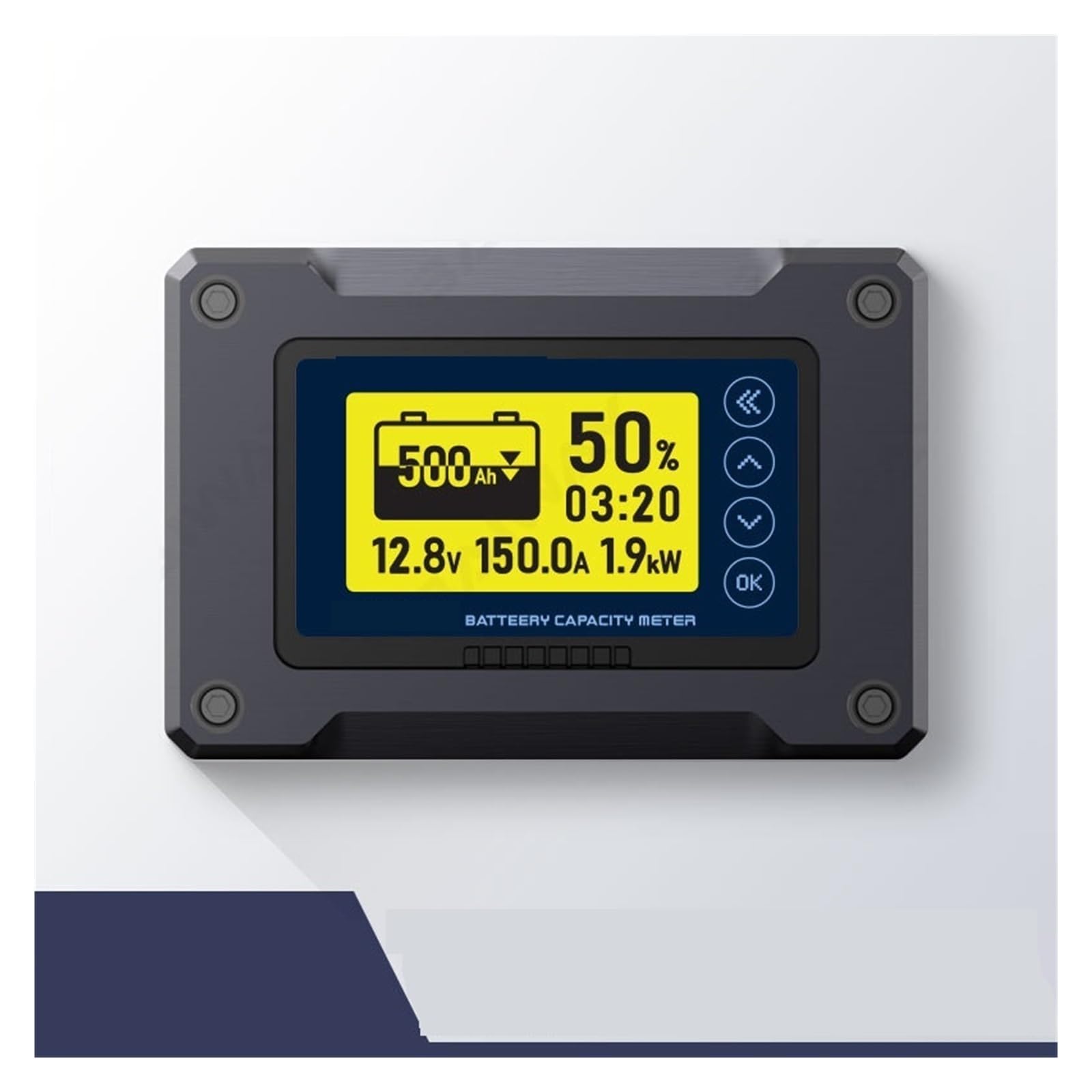 Tester USB,Tester kabla USB, Licznik 8-120V Wskaźnik pojemności akumulatora Wyświetlacz napięcia prądu litowego do detektora akumulatora kwasowo-ołowiowego do sprawdzania pojemności, czyszczenia pojem