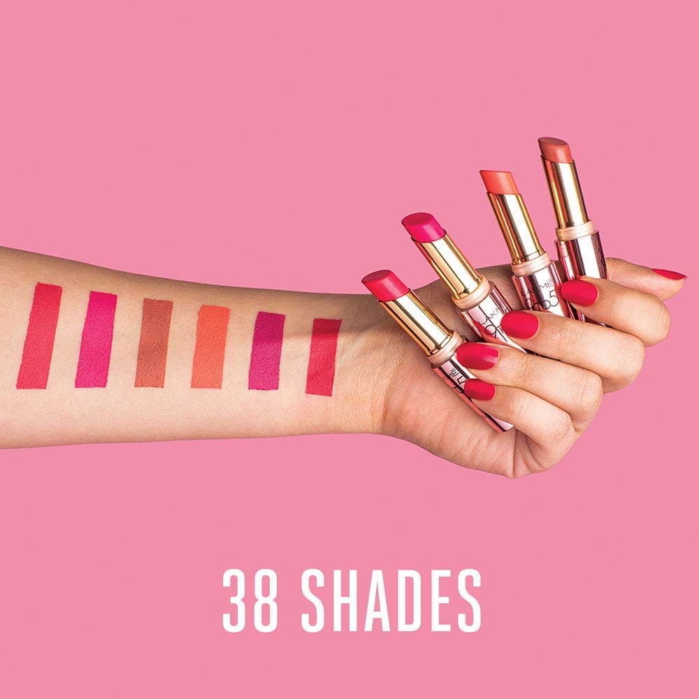 LAKMÉ Powerplay Priming Matte Lipstick, Smooth Matte Finish, Lightweight Lipstick, Smudgeproof, Lasts 16hrs, Hydrates Lips, Berry Base, 3.6g 2