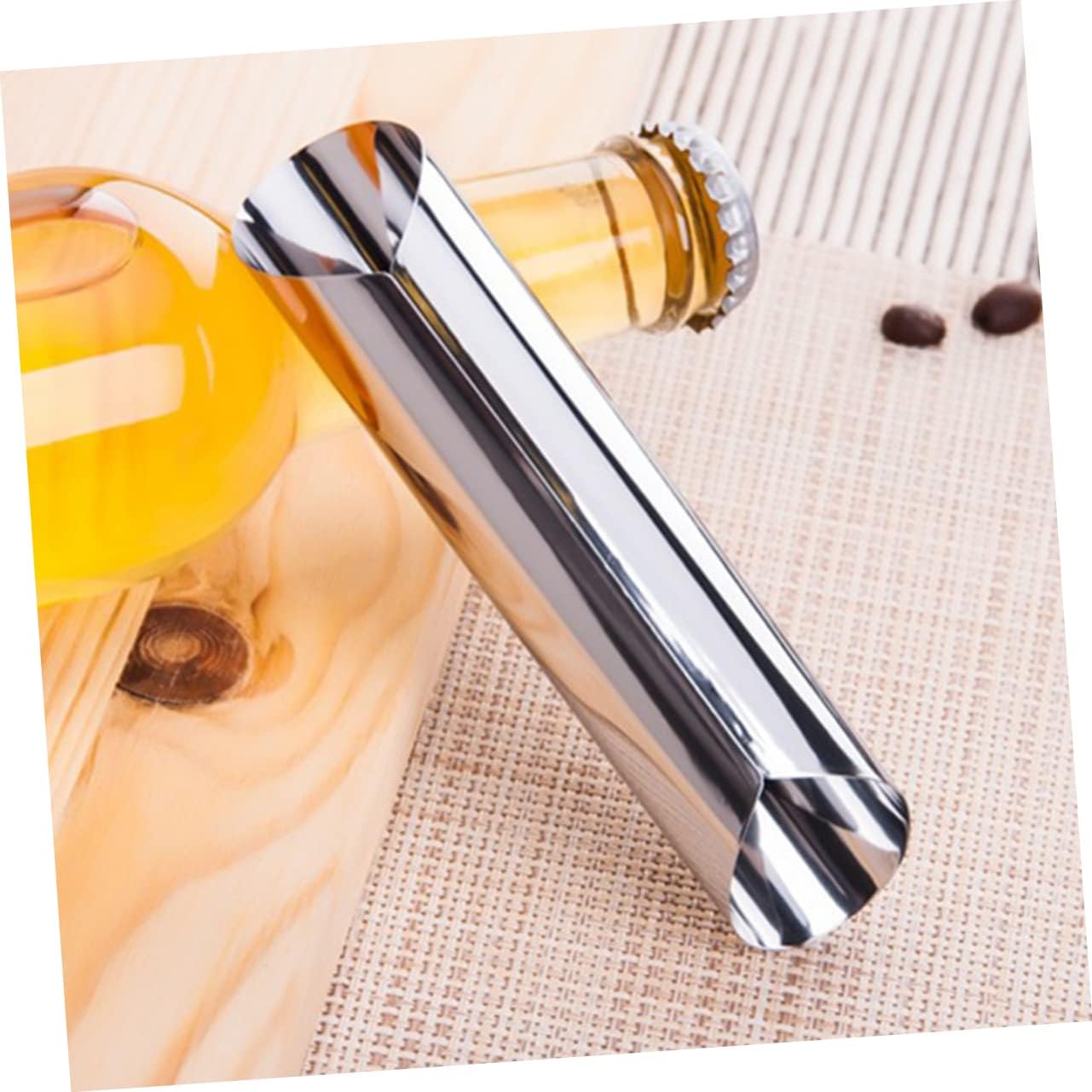 VALICLUD 3pcs Stainless Steel Cannoli Tubes Reusable Cylindrical Pastry Molds for Baking Desserts and Appetizers Easy Croissants and Cannoli