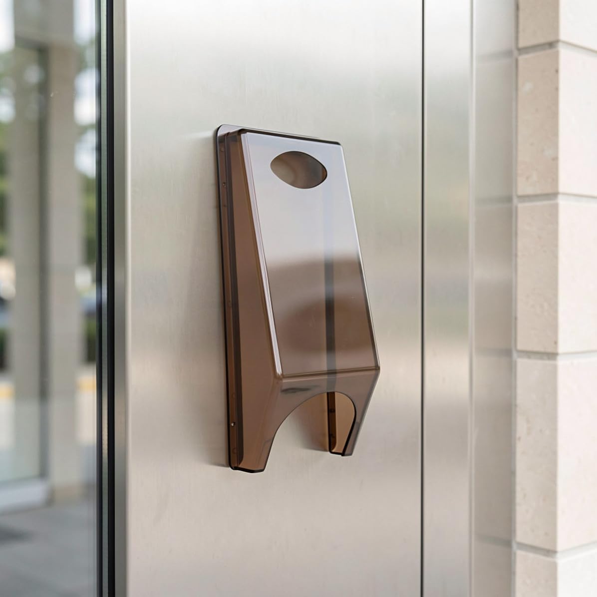 Outdoor Elevator Call Panel Black Waterproof Cover Plastic Guard