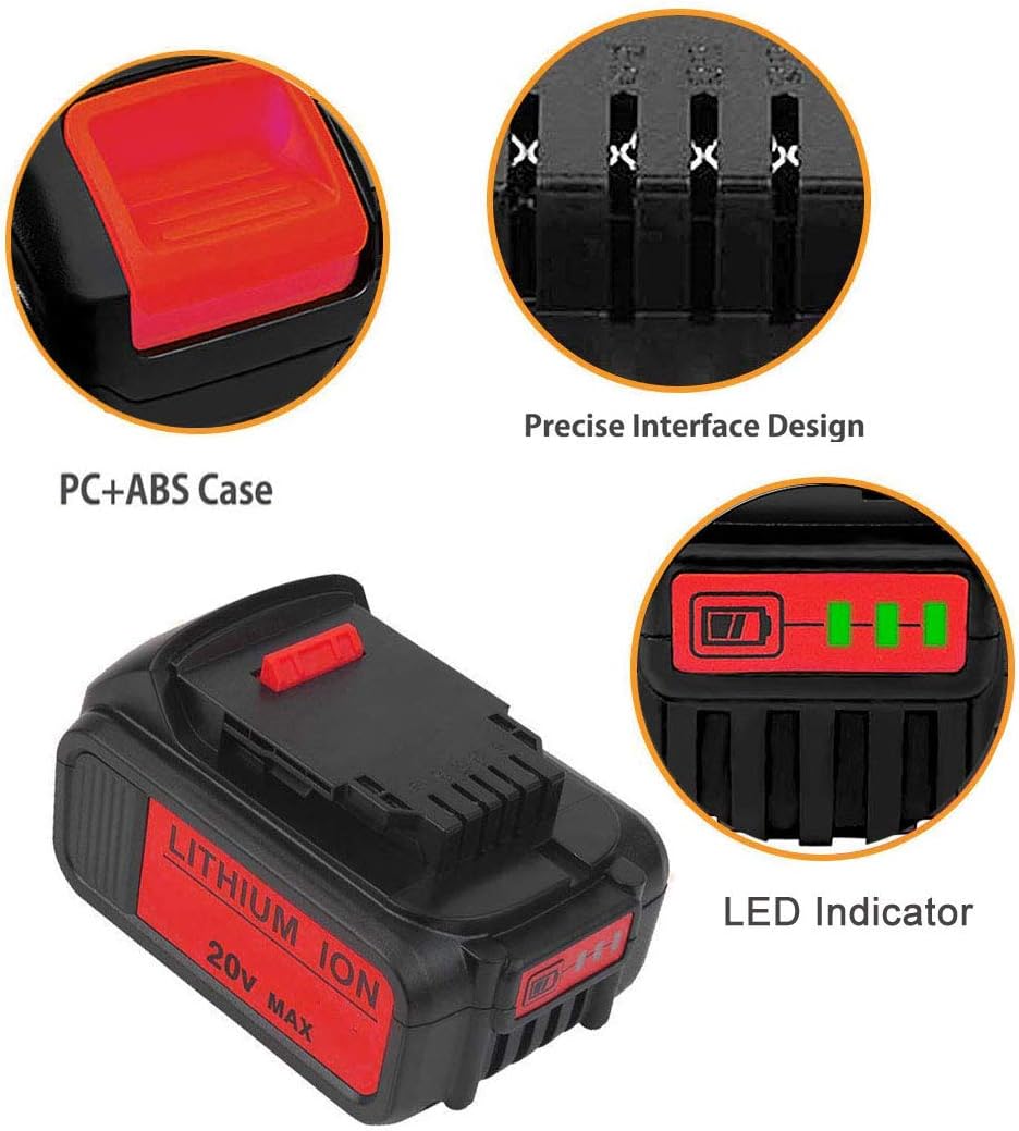 Flash Deals - 50% OFF DCA1820 Adapter with 2Pack 6.0Ah Replacement Battery for Dewalt 20V to 18V Tools, Convert 20V Lithium Batteries for Dewalt 18V NiCad/NiMh DC9096 DW9096 DC9098 DC9099 DW9099 Best Cyber Monday π₯ DCA1820 Adapter with 2Pack 6.0Ah Replacement Battery for Dewalt 20V to 18V Tools, Convert 20V Lithium Batteries for Dewalt 18V NiCad/NiMh DC9096 DW9096 DC9098 DC9099 DW9099