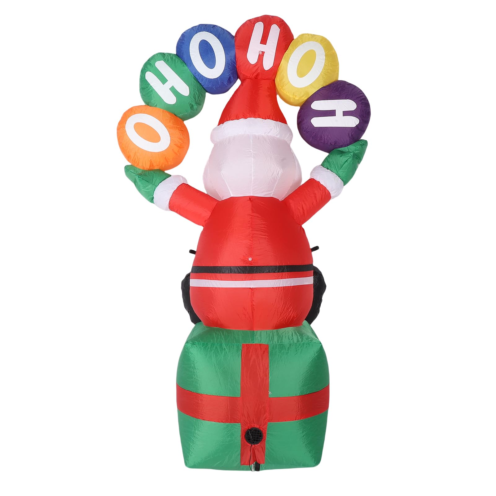 Babbo Natale Gonfiabile da 5,9 Piedi in Poliestere Impermeabile a
