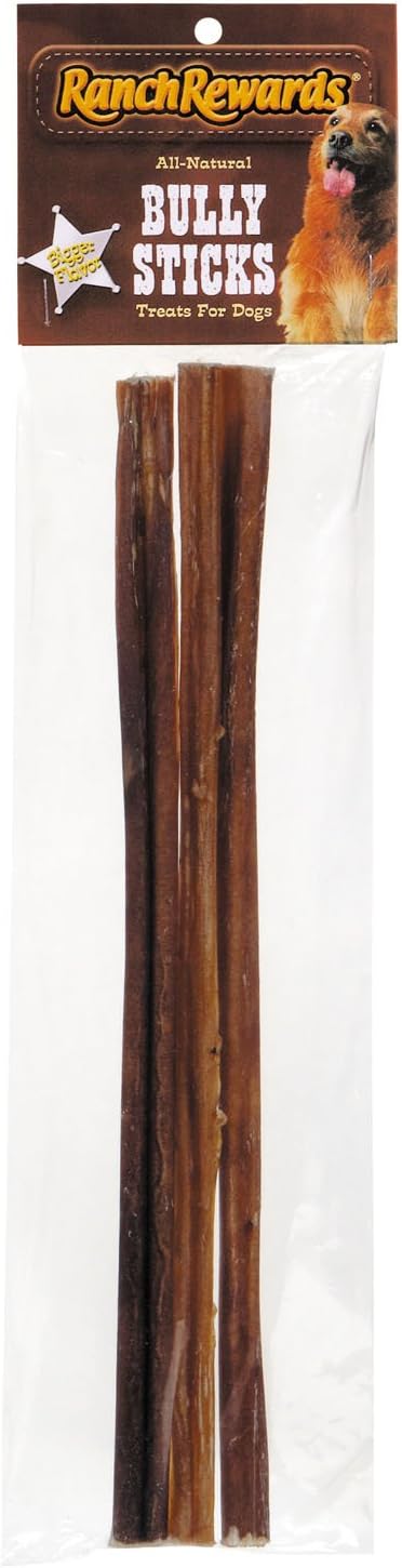 Ranch Rewards Bully Stick, 12-Inch, 3-Pack