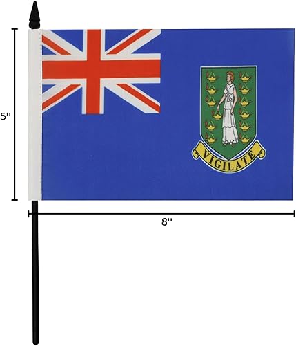 Miniatura 218 de Bandera de mesa Colombia 5'' x 8'' - Bandera de escritorio colombiana 8.3 x 5.5 in - Barra y base de plástico negro - AZ FLAG