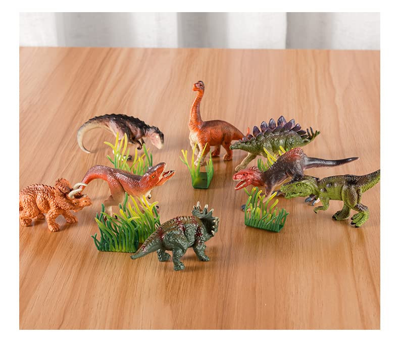 12 stücke Mini Dinosaurier Waldtier Spielzeug, Bauernhof Tiere Spielzeug Tierfiguren Set, Meerestiere Figuren für Jungen… – Bild 7