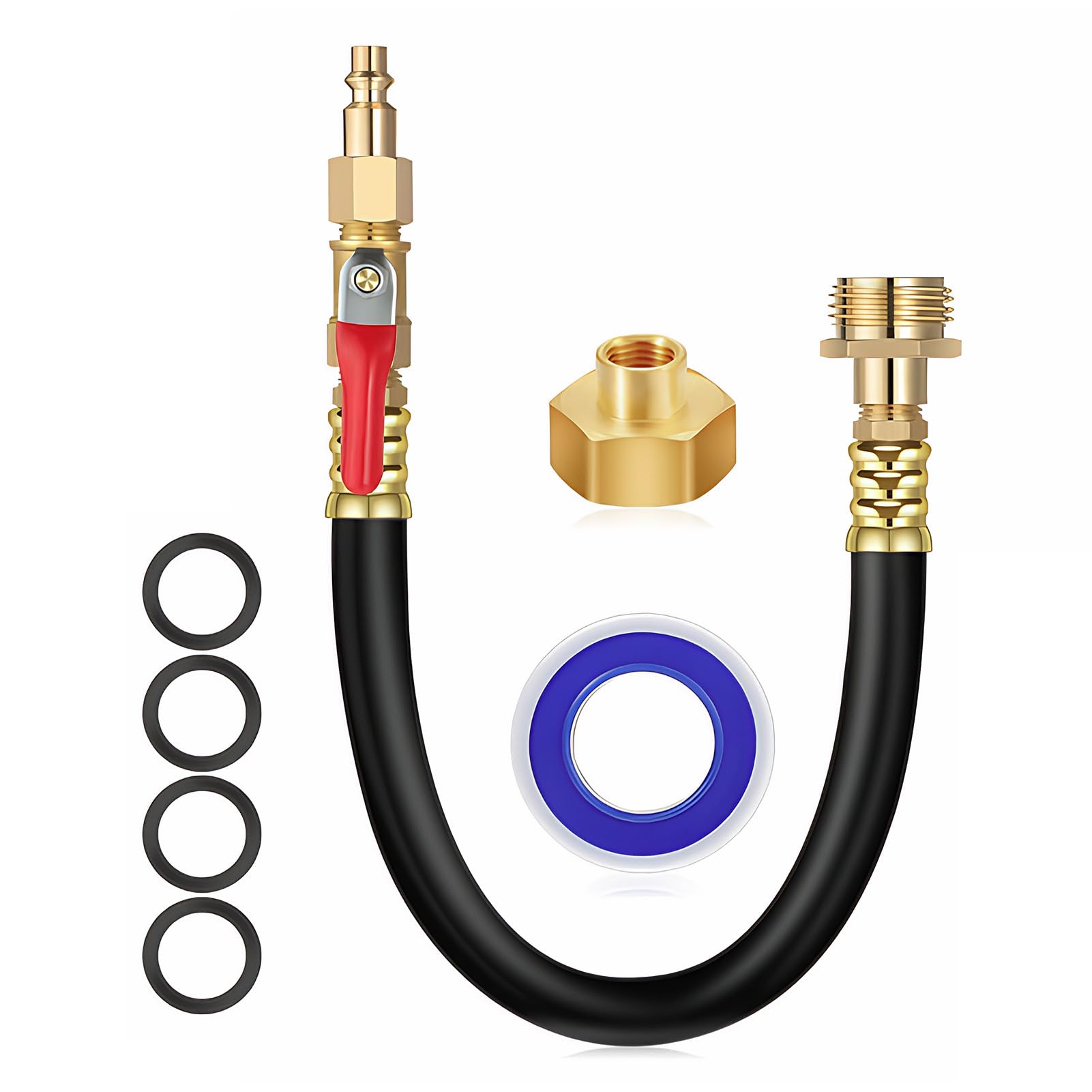 AMSLSIU Thoroughly Tested RV Winterizing Kit with Washer Guarantees Health and Environmental Making Winter Easy