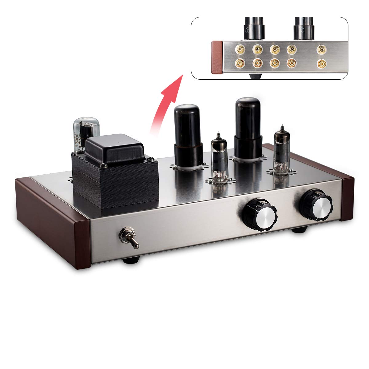 Amazon.co.jp: Douk Audio 6J4 + 6P6P Vacuum Tube Preamplifier