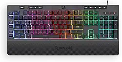 Teclado Membrana Gamer Redragon Netherbane K521-RGB USB Preto