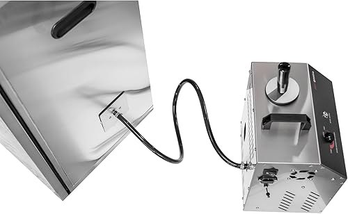 Miniatura 9 de CLIVIA Ahumador vertical eléctrico, horno digital de 9 capas para barbacoa al aire libre con temperatura ajustable y controlador de tiempo, cocción